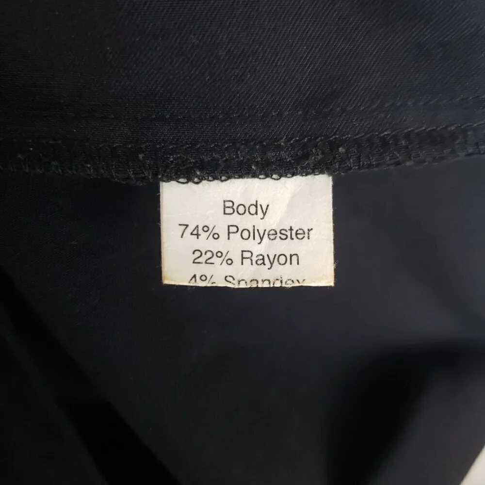 Stop Staring Ashley Dress Black Retro Short Sleeve Midi Wiggle Pencil Size 14